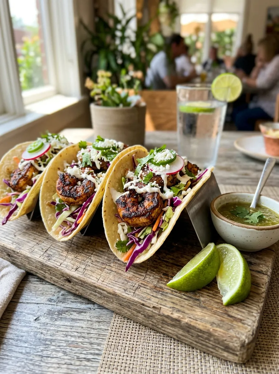 Blackened Shrimp Tacos