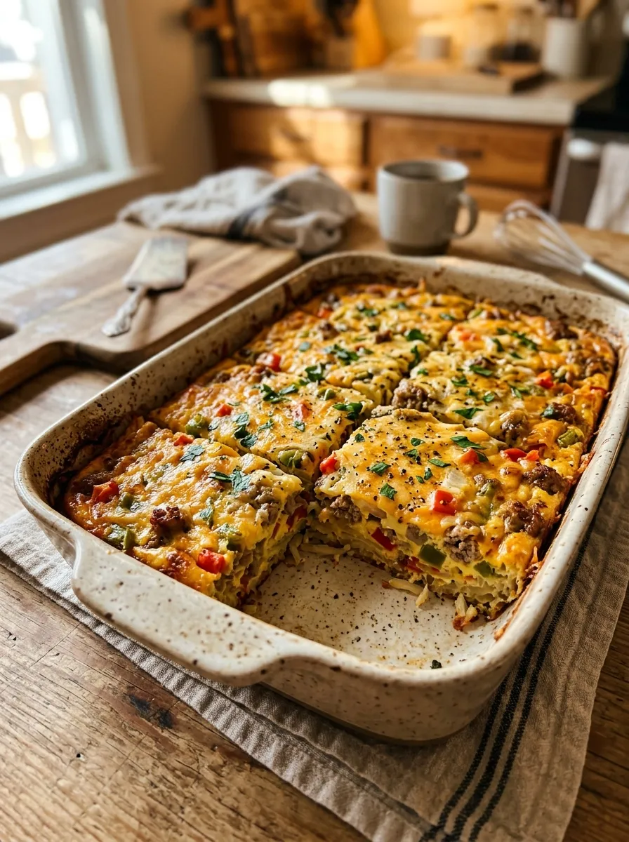 High Protein Breakfast Casserole