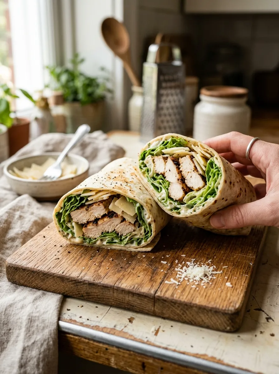 Chicken Caesar Wraps