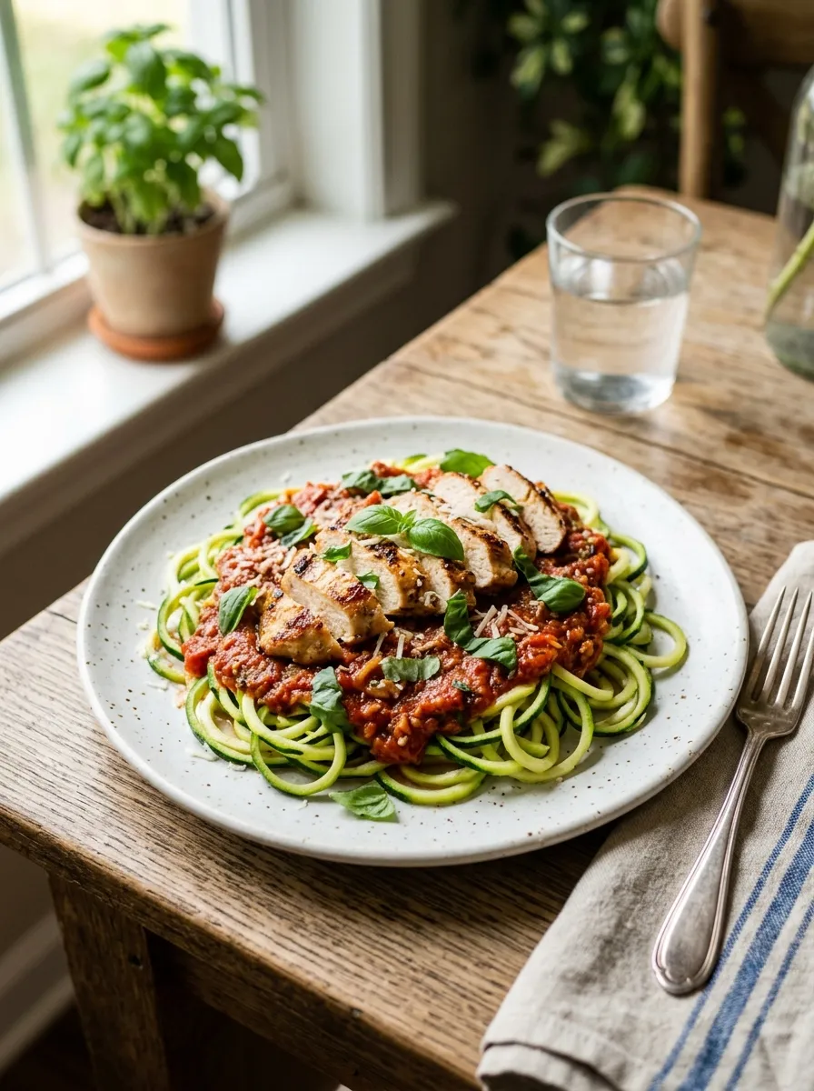 Chicken Zucchini Noodles