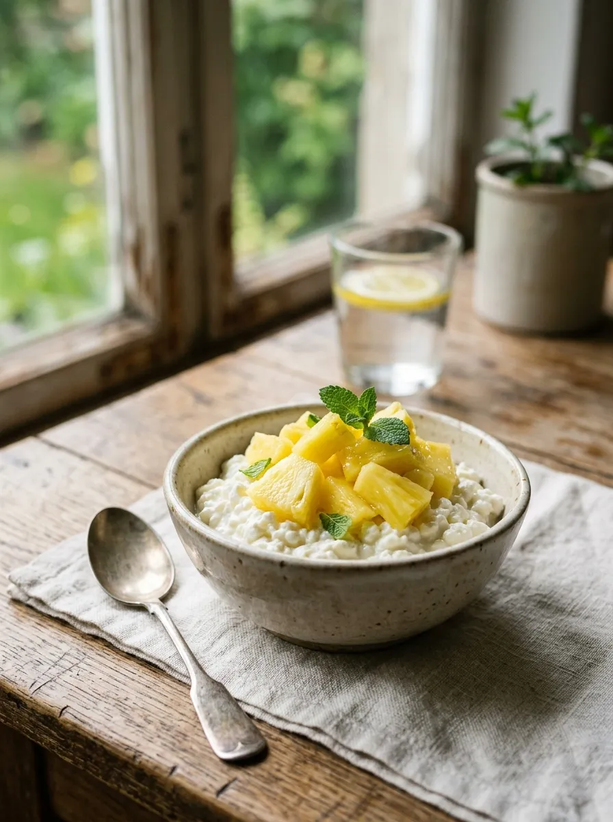 Cottage Cheese and Pineapple Bowl