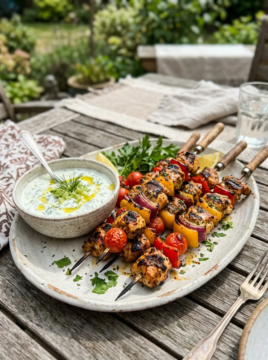 Greek Chicken Skewers