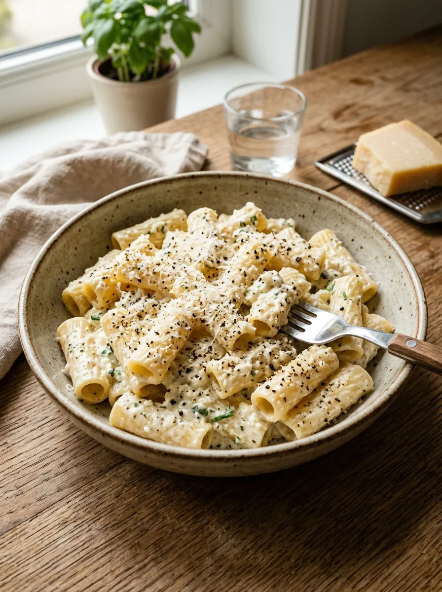 High Protein Cottage Cheese Pasta