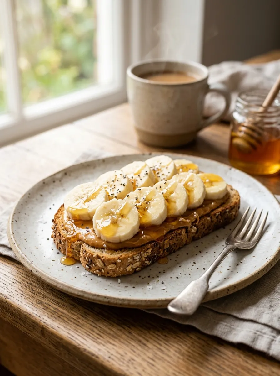 Peanut Butter Banana Protein Toast