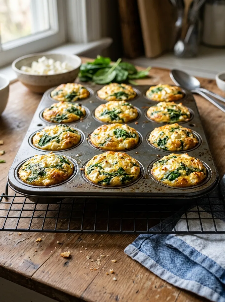 Spinach and Feta Egg Muffins