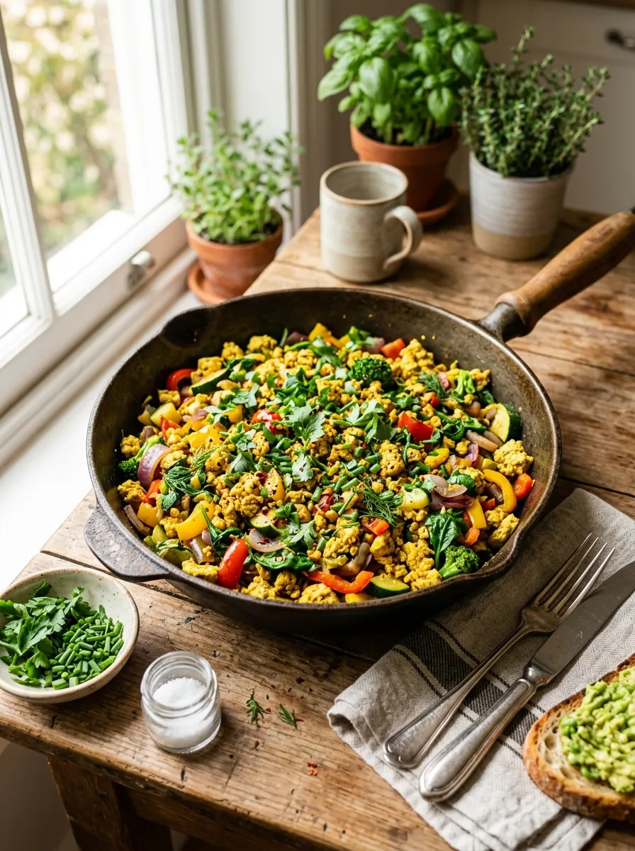 Tofu Veggie Scramble