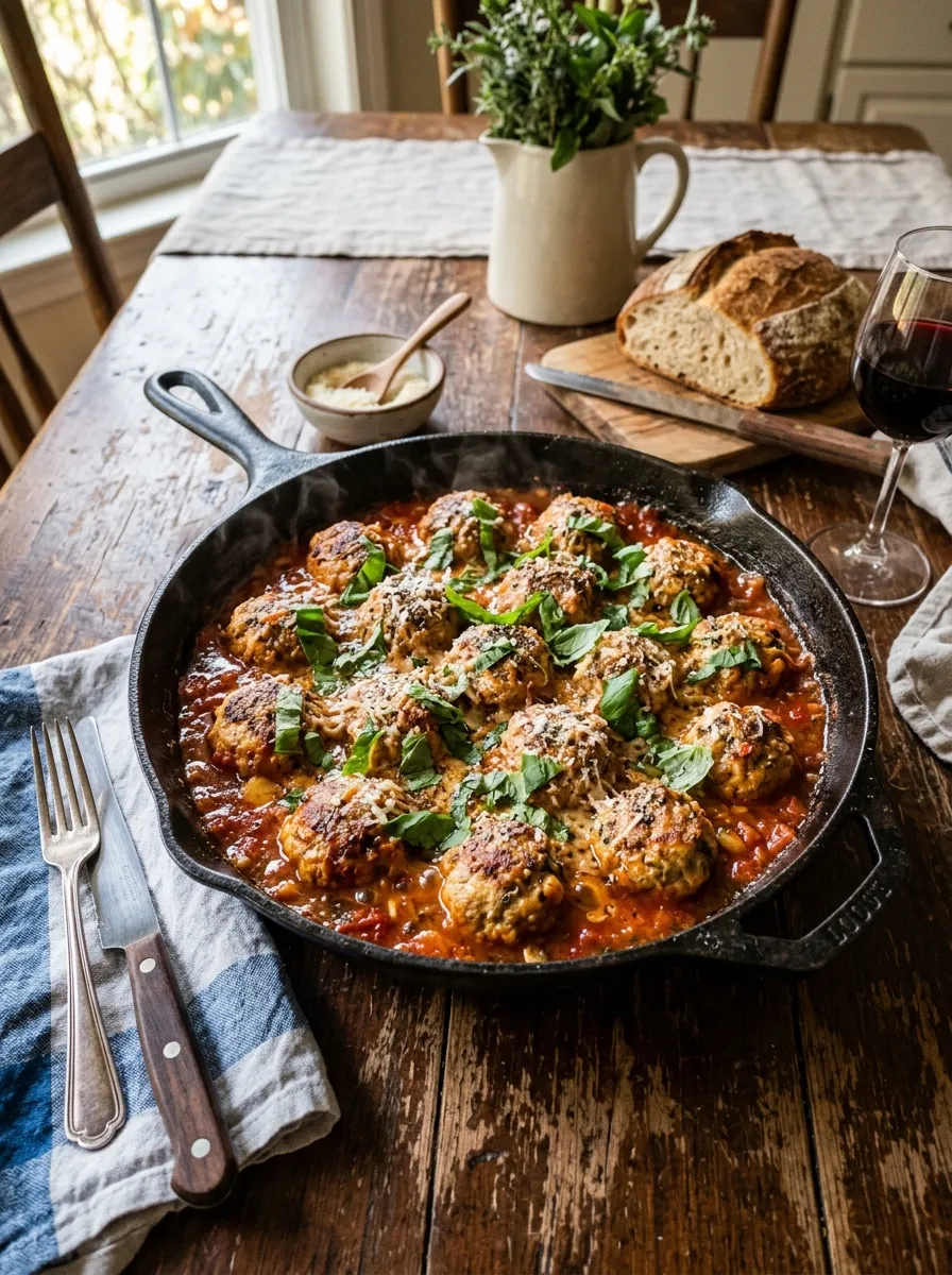 Turkey Meatballs in Marinara